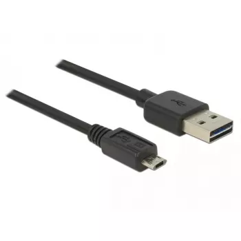 USB-kabel DeLOCK 83851 USB 2.0 3 m USB A Micro-USB B zwart