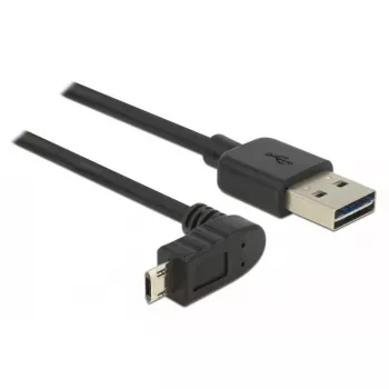 USB-kabel DeLOCK 83856 USB 2.0 2 m USB A Micro-USB B zwart