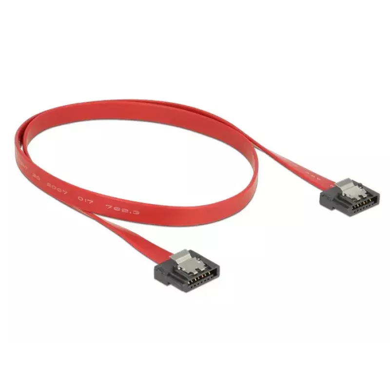 SATA-kabel DeLOCK 0,5 m SATA III 7-polig rood
