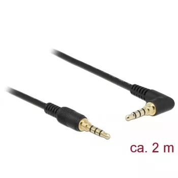 Audiokabel DeLOCK 85613 2m 3,5 mm zwart