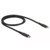 USB-kabel DeLOCK 85207 USB 3.2 Gen 2 1 m USB-C zwart