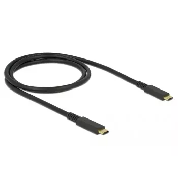 USB-kabel DeLOCK 85207 USB 3.2 Gen 2 1 m USB-C zwart