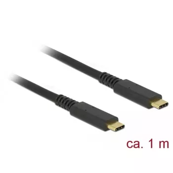 USB-kabel DeLOCK 85207 USB 3.2 Gen 2 1 m USB-C zwart