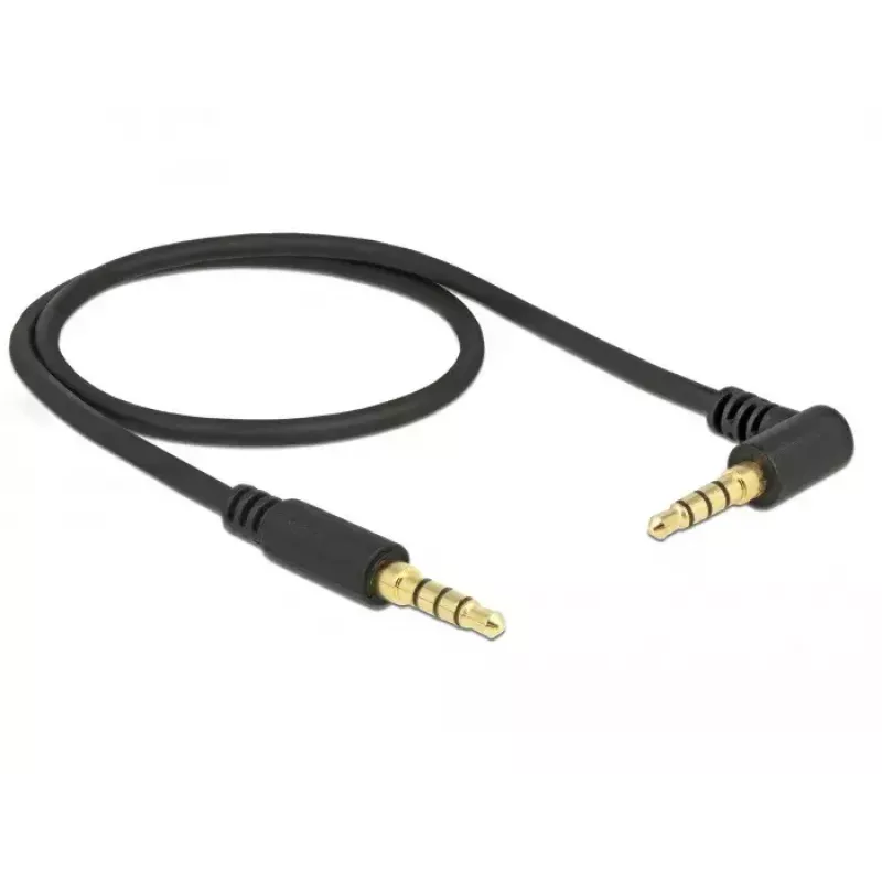 Audiokabel DeLOCK 85607 0,5 m 3,5 mm zwart