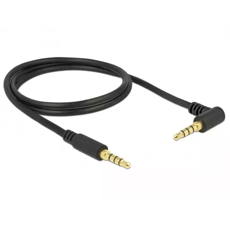 Audiokabel DeLOCK 85610 1 m 3,5 mm zwart