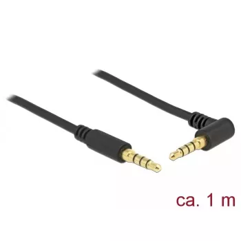 Audiokabel DeLOCK 85610 1 m 3,5 mm zwart