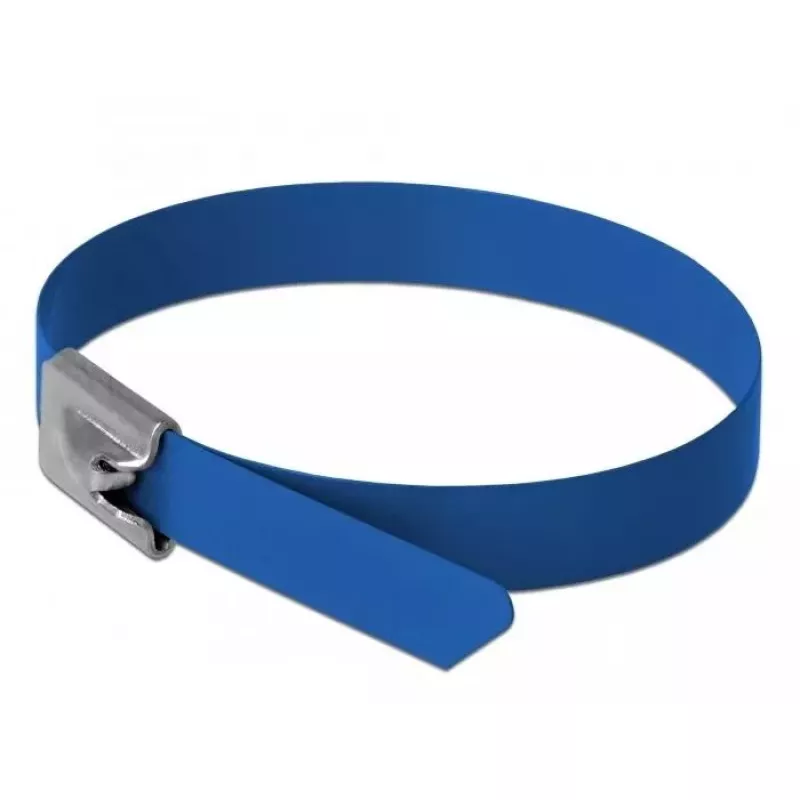 Kabelbinder DeLOCK 18798 staal blauw 300 mm 10 stuks