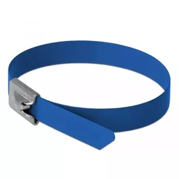 Kabelbinder DeLOCK 18800 staal blauw 500 mm 10 stuks