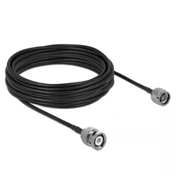 Coaxkabel LMR195 DeLOCK 90425 10 m zwart grijs