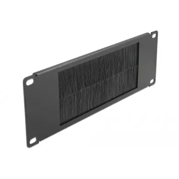 Brush panel DeLOCK 10 inch kabelmanagement-borstelstrip 2U zwart