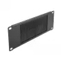 Brush panel DeLOCK 10 inch kabelmanagement-borstelstrip 2U zwart