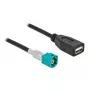 Kabel HSD Z stekker naar USB 2.0 Type-A bus 1 m DeLOCK