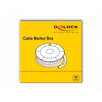 Kabelmarkeerder DeLOCK 18355 geel kunststof 500 stuks
