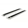 Kabelmanagement-paneel DeLOCK 19 inch kabelmanagement-borstelstrip gereedschapsloos 1U grijs