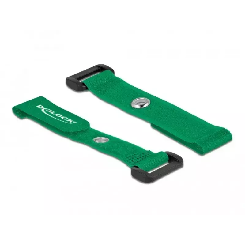 Klittenbandkabelbinder DeLOCK 19541 groen 150 mm 5 stuks