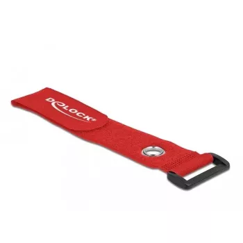 Klittenbandkabelbinder DeLOCK 19550 rood 3 stuks
