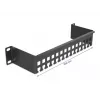 Kabelmanagement-paneel DeLOCK 10 inch kabelsteunrailhouder 1U zwart