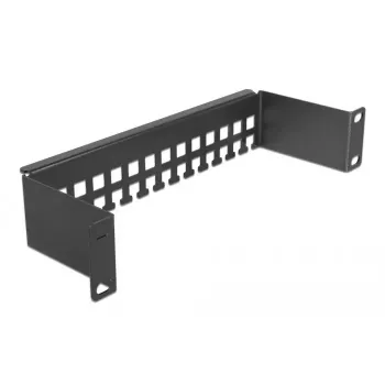 Kabelmanagement-paneel DeLOCK 10 inch kabelsteunrailhouder 1U zwart