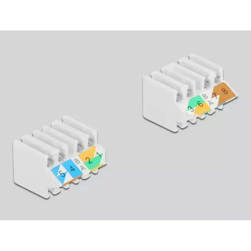 Koppelstuk voor netwerkkabel DeLOCK Cat.6 STP gereedschapsloos