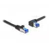 Netwerkkabel DeLOCK RJ45 Cat.6A S/FTP 3 m zwart