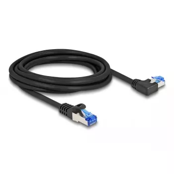 Netwerkkabel DeLOCK RJ45 Cat.6A S/FTP 3 m zwart