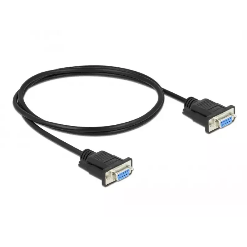 Seriële kabel DeLOCK 87786 zwart 1 m DB-9