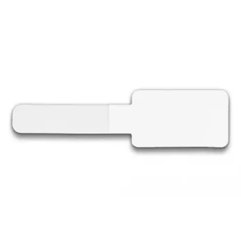 DeLOCK mini-klittenbandkabelhouder L 90 mm x B 24 mm zelfklevend 10 stuks wit