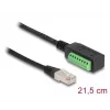 DeLOCK RJ45-kabel Cat.5e-stekker naar klemmenstrookadapter 21,5 cm