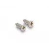 DeLOCK kabeldoorvoer met borstel en 2 x RJ45 Keystone-module Cat.6 aluminium