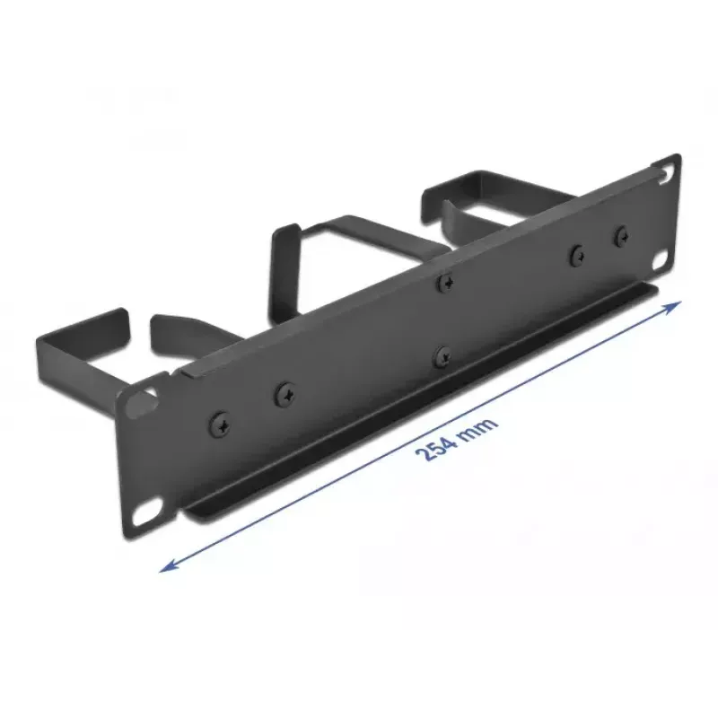 Kabelmanagementpaneel DeLOCK 10 inch 66847 met 3 metalen haken