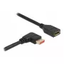 DisplayPort-verlengkabel DeLOCK 87077 1m 8K 60Hz haaks