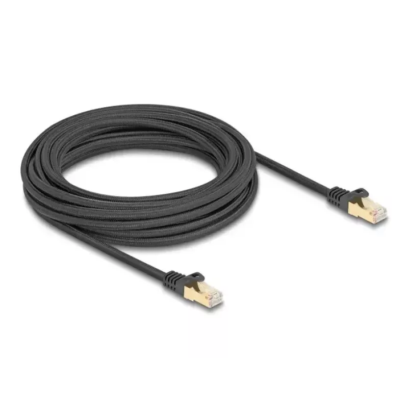 DeLOCK RJ45-netwerkkabel Cat.6A S/FTP 7,5m zwart