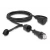 DeLOCK netwerkkabel RJ45-stekker naar RJ45-stekker Cat.6 STP 2m IP68
