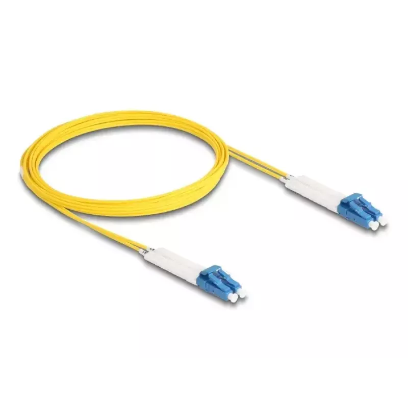 Optical fiber kabel DeLOCK 88072 LC Duplex naar LC Duplex OS2 3m