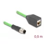 DeLOCK industrieel netwerkaccessoire 60571 kabellengte 0,5 m certificering UL 94