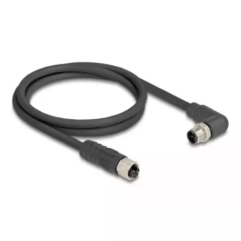 DeLOCK sensor-/actorkabel 80529 2 m RST M12 zwart