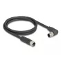 DeLOCK sensor-/actorkabel 80529 2 m RST M12 zwart