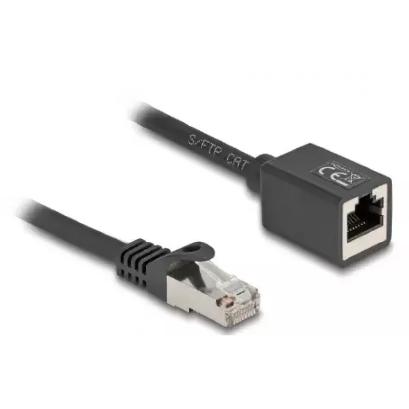 Netwerkkabel DeLOCK 90320 RJ-45 Cat6a 1 m zwart