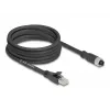 Netwerkkabel DeLOCK 80594 M12 naar RJ-45 Cat5e 5m zwart