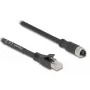 Netwerkkabel DeLOCK 80594 M12 naar RJ-45 Cat5e 5m zwart