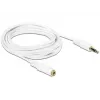 Audiokabel 3,5 mm M-F DeLOCK 83769 3 m wit