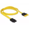 SATA-kabel DeLOCK 0,7 m 2x SATA III SATA 7-pin zwart geel