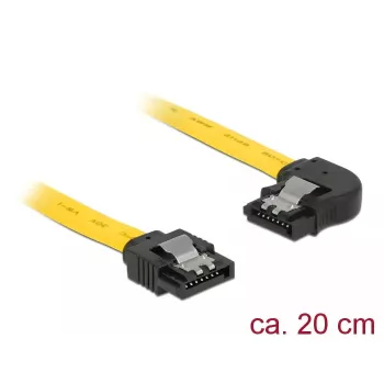 SATA-kabel DeLOCK 83958 0,2m SATA 7-pin zwart geel