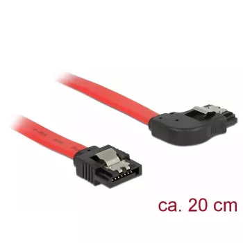 SATA-kabel DeLOCK 83967 0,2 m SATA 7-pin zwart rood
