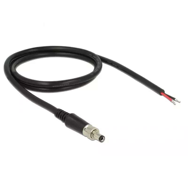 Stroomkabel DeLOCK 89907 zwart 0,95 m