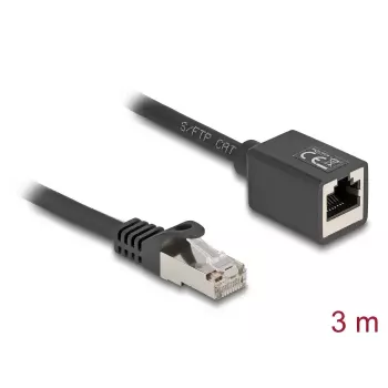 Netwerkkabel DeLOCK 90317 RJ-45 Cat6a 3 m zwart