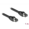 DeLOCK RJ45 netwerkkabel Cat.8.1 S/FTP 1 m tot 40 Gbit/s zwart