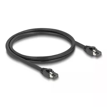 DeLOCK RJ45 netwerkkabel Cat.8.1 S/FTP 1 m tot 40 Gbit/s zwart