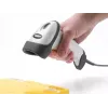 DeLOCK USB-barcodescanner 1D laser lichtgrijs handheld bedraad RJ-50