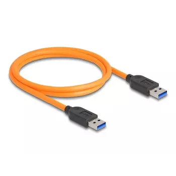 DeLOCK USB-kabel USB Type-A stekker naar USB Type-A stekker 1 m 5 Gbit/s oranje